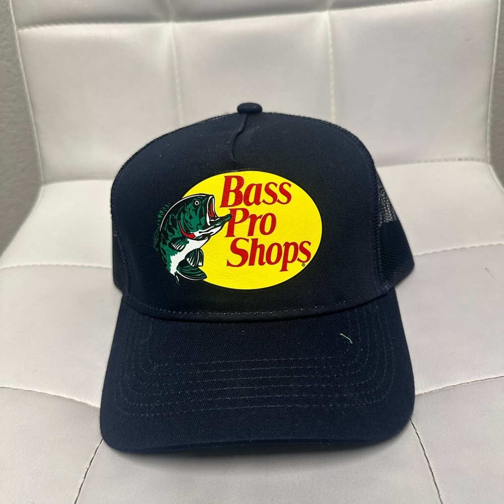 Bass Pro Shops Black Fishing Cap